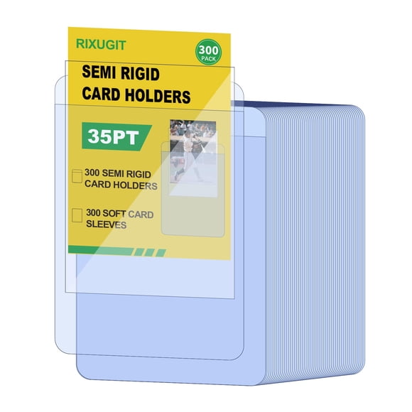 Protectores de cartas RIXUGIT, 600 unidades, fundas semirrígidas y suaves