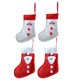 thumbnail image 4 of 4 Piezas De Fieltro De Tela Preciosa Medias De Navidad Decoración Colgante De Vacaciones De Navidad, 4 of 5