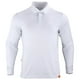 thumbnail image 1 of Polera Polo Work Dry Hombre Manga Larga Blanco Talla XL, 1 of 2