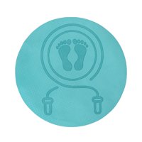 Ioensy - Colchoneta Para Ejercicios De Fitness, Colchoneta Redonda Para Interiores Y Exteriores, Colchoneta Acolchada Antideslizante Para Entrenamiento, Añil