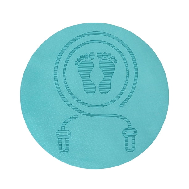 Colchoneta Para Ejercicios De Fitness, Colchoneta Redonda Para Interiores Y Exteriores, Colchoneta Acolchada Antideslizante Para Entrenamiento, Añil
