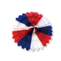 Genérico - Adorno Decorativo Redondo 60 Cm Diseño Bandera Chile