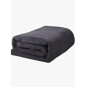 Atlas - Toallon Grande De Baño 100 X 140 Microfibra Playa Negro