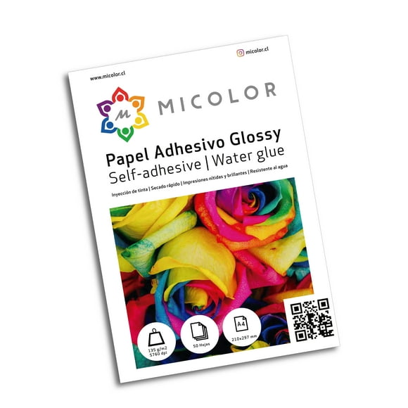 Papel Fotografico Adhesivo  A4 135 g 100 hojas (Antioxido)