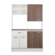 thumbnail image 1 of Mueble Cocina Emma 6 Puertas 1 Cajón Nogal - Blanco, 1 of 8