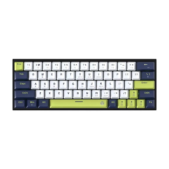 Teclado Fantech MK874V2 ATOM63 MORI White (Switch Taro)