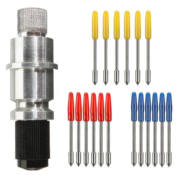 Base portacuchillas con 18 cuchillas de corte para Graphtec CB09