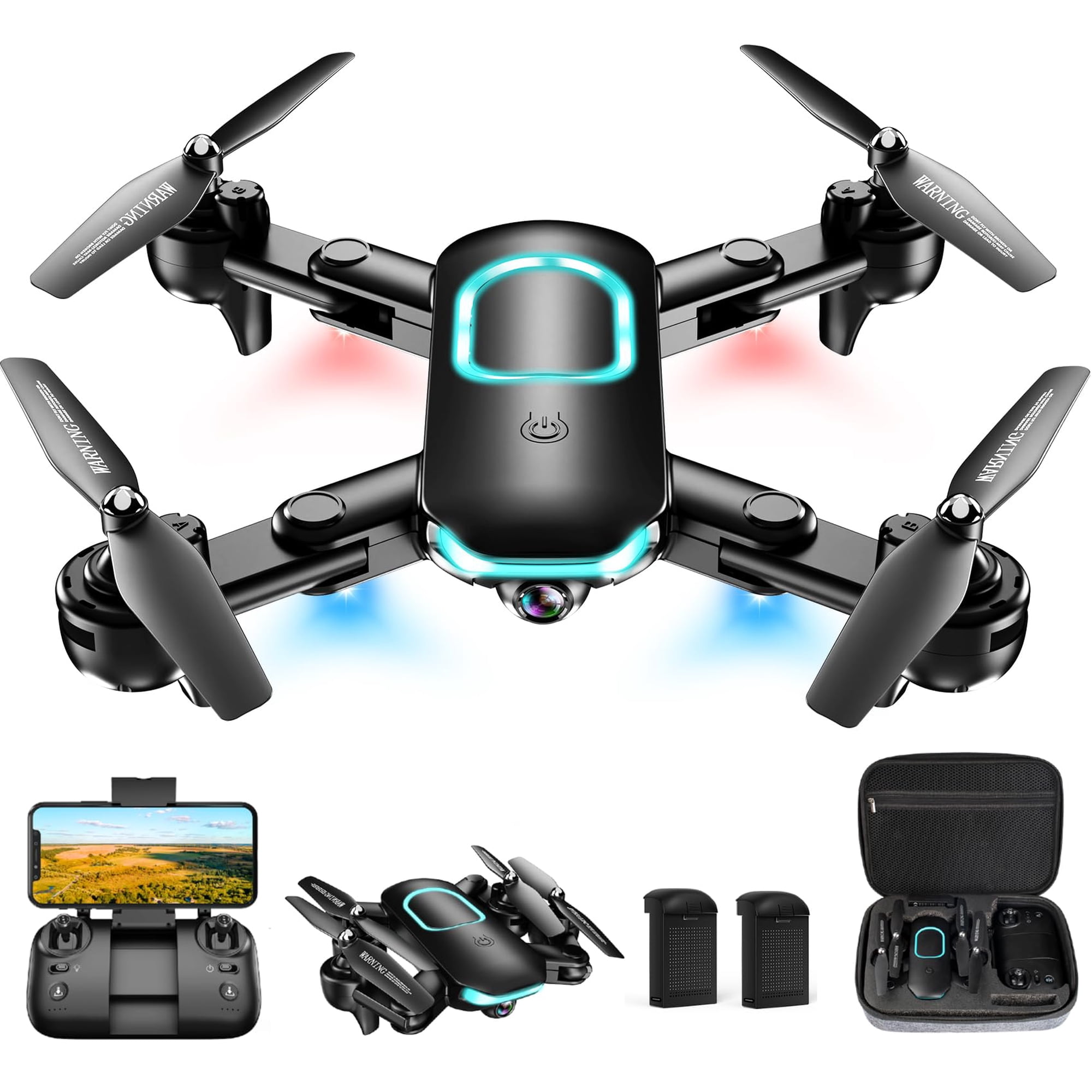 Drone Redrie Jy02 Con Cámara 1080p, Plegable Para Principiantes