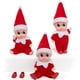 thumbnail image 1 of Figura de juguete JOYIN, 3 unidades, muñeco de elfo rojo para decoración navideña, 1 of 9