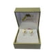 thumbnail image 3 of Set Collar de Perlas 40 cm mas Aros de Mallorca Enchapado en Oro, 3 of 3
