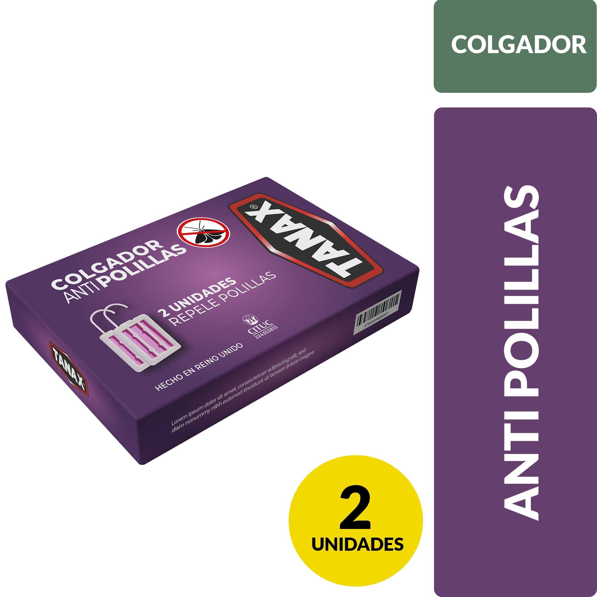 Repelente Colgador Antipolillas Caja 1 Un Tanax