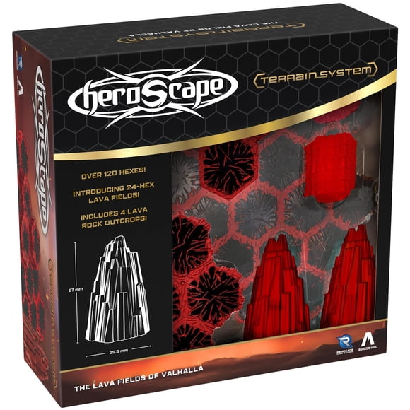 Expansión de Terreno Renegade Heroscape: Campos de Lava de Valhalla