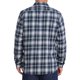 thumbnail image 3 of INSPIRE CHIC Camisas de Hombre de Colores Contrastantes a Cuadros Ajustadas de Manga Larga con Bolsillo M Azul Marino Blanco, 3 of 7