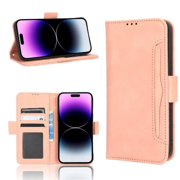 Funda Tipo Billetera FOXDOCK para iPhone 14 Pro max – Tapa Flip con Tarjetero