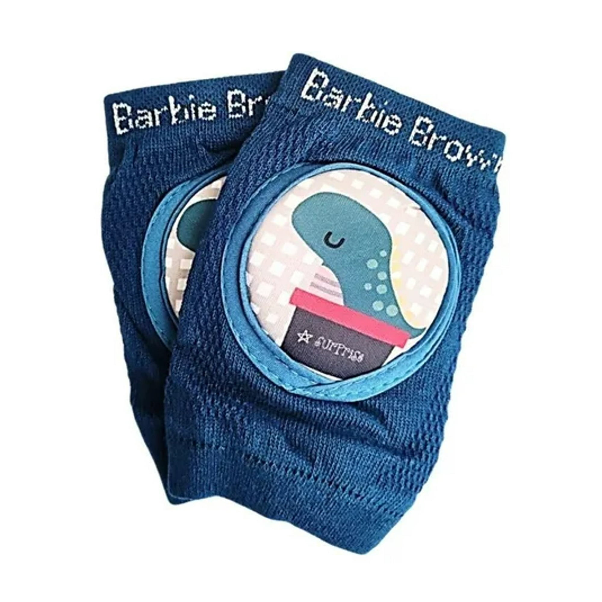 Genérico - Par De Rodilleras Gateo Bebe Antideslizante Transpirable Celeste