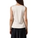 thumbnail image 3 of INSPIRE CHIC Tops de satén para mujer con cuello en V, sin mangas, casual y elegante, camisola de seda, talla S, color champán, 3 of 6