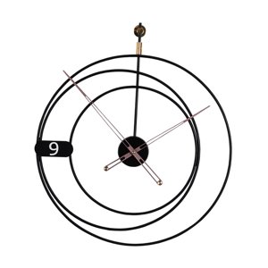 Magideal - Reloj De Pared Moderno, Luz Decorativa Elegante, Relojes Colgantes De Lujo Para El Hogar Para Decoración, Dormitorio, Sala De Estar, Cafetería, Hogar