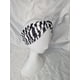 thumbnail image 2 of Turbante cintillo clínico lycra cebra negro blanco, 2 of 2