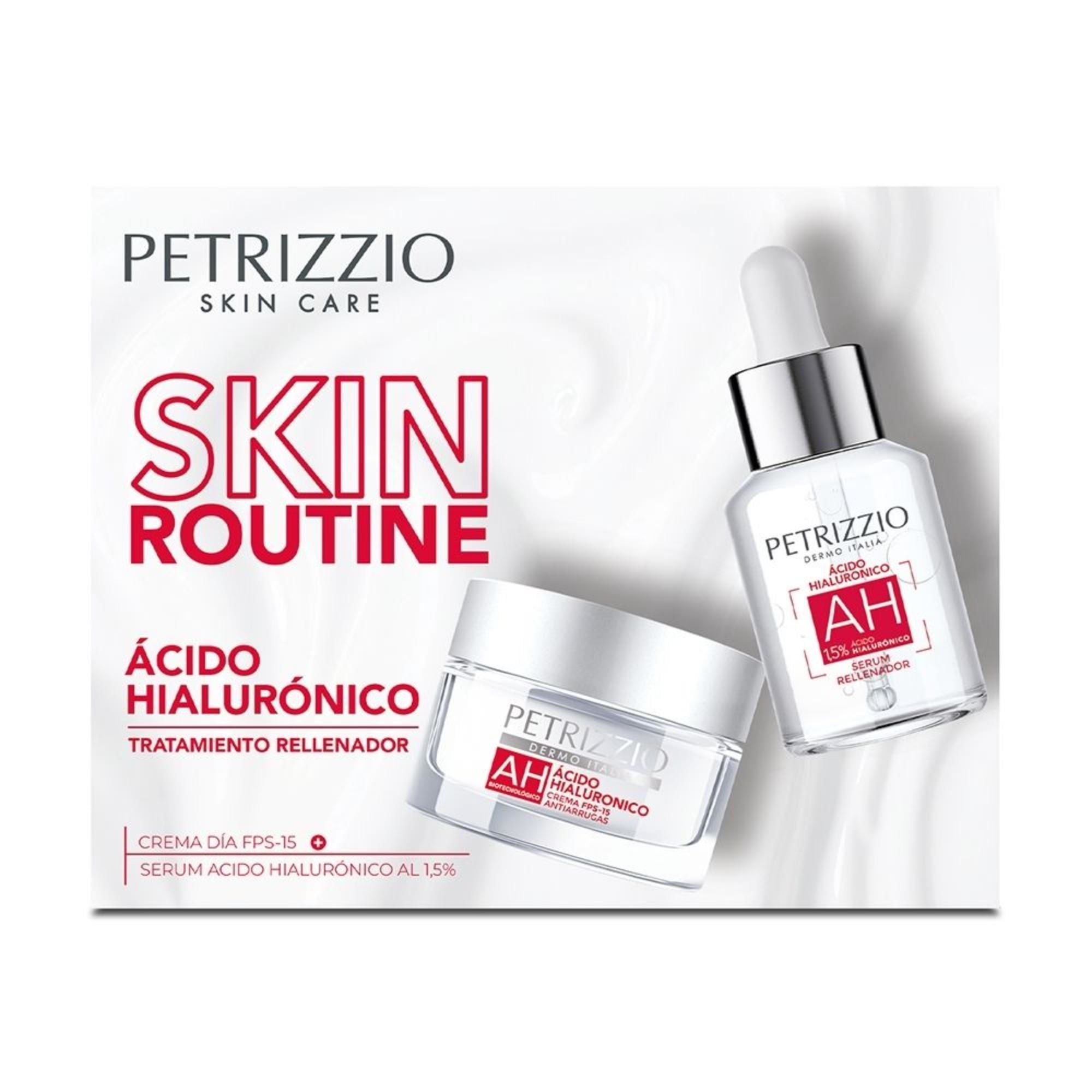 Set Skin Routine Ácido Hialurónico Crema + Sérum 50 g Petrizzio