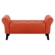 thumbnail image 1 of Banqueta Baul Lua 2c Felpa 20 Naranja, 1 of 6