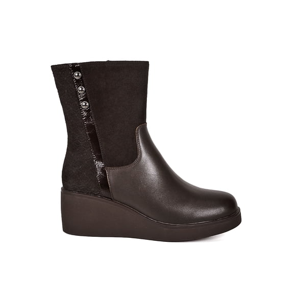 Bota Cuero Prisma Café