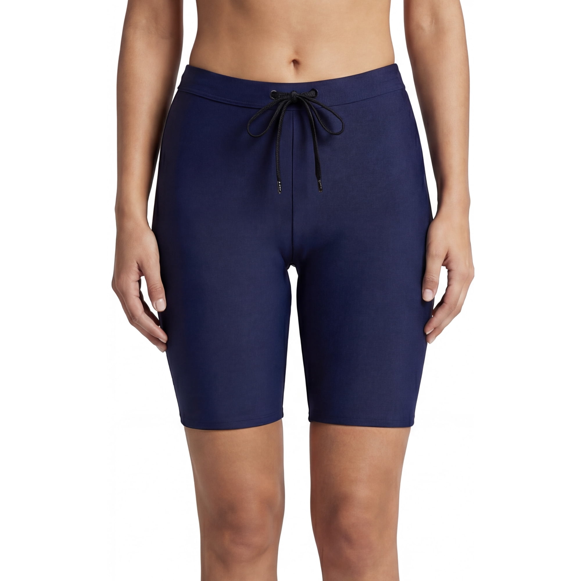 Samia - Traje De Baño Calza Biker Básica Azul Marino