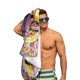 thumbnail image 5 of SOY LUNA Toalla de playa de secado rápido con diseño temático, regalo para mujeres y niñas, ideal para cumpleaños, fans, amantes de la música, uso en la playa o al aire libre, 78 × 150 cm, 5 of 6