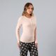 thumbnail image 1 of Pijama Polera Rib Con Pata Y Broche Flores Mujer 33780-236, 1 of 5