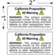 thumbnail image 3 of Etiquetas de advertencia FirstZi California Prop 65 2x1 pulgadas 500, 3 of 7