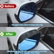 thumbnail image 4 of protectores de visera para espejo retrovisor, protector de lluvia, bloqueador lateral de visera, protector de humo impermeable, accesorios para espejos laterales de coche para SUV y más (DM030/Negro), 4 of 7
