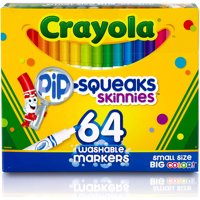 Marcadores Lavables Crayola Pip-Squeaks Skinnies 64 Cuenta
