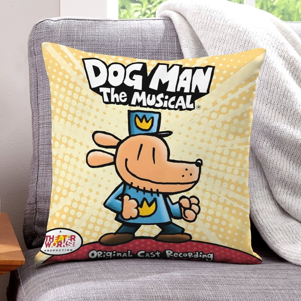 Hombre Perro Fundas de almohada de terciopelo con tema, regalos de funda de almohada, decoración para el hogar, cojín de lanzar, regalo de cumpleaños para fans y parejas.30*30cm.
