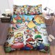 thumbnail image 1 of Super Mario Friends Running Away From Giant Bowser Quilt Duvet Cover Set Soft3-Piece Bedding Set, 1 of 5