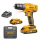 thumbnail image 1 of Set Taladro Y Atornillador Ingco Industrial + 2 Baterias 20V/2Ah Y Cargador 20 V, 1 of 2
