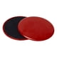 thumbnail image 4 of 2 Discos Deslizantes Ligeros Y Portátiles Para Entrenamiento En Casa, Gimnasio, Viajes, Color Rosa Y Rojo, 4 of 5