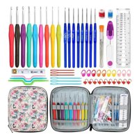 Baul De Ayun - Set Con Estuche Crochet Silicona Accesorios Para Tejer
