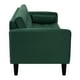 thumbnail image 3 of Sofa Retro 3c + 2 Pouf Felpa 00 Verde Botella, 3 of 6