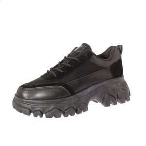 Vía Franca - Zapatilla Plataforma Negro Carbin