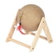 thumbnail image 1 of Pelota Rascadora Para Gatos, Soporte De Madera Resistente En Forma De V Para Gatitos De Interior, 1 of 5