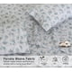 thumbnail image 4 of Juego de sábanas RUVANTI Full de algodón orgánico Percale Azul Rosa, 4 of 7