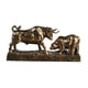 thumbnail image 3 of Estatua De Oso Y Toro, Decoración De Mesa Para Bibliotecas, Versátil Color Bronce, 3 of 5