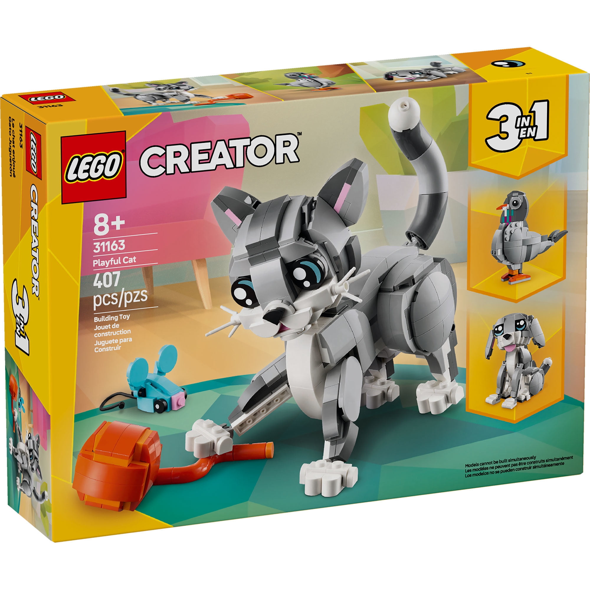 Bloques de construcción Lego Gato Jugueton