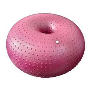 Ioensy - Bola De Ejercicio Inflable Grueso Grueso Pvc Donut Ball Core Entrenamiento Yoga Pilates Red