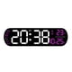 thumbnail image 4 of Reloj Despertador Digital Temperatura Fecha Semana Visualización Para Cabecera Dormitorio Oficina Rosa Rojo, 4 of 5