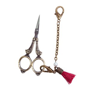 Magideal - Tijeras Para Bordar, Cortador De Tela Para Costura Con Cordón, Trabajo Artístico, Diseño Retro, Suministros De Costura Multiusos, Tijeras De Costura A