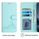 thumbnail image 3 of Funda tipo cartera FOXDOCK para Realme GT5 5G 204W /GT5 5G con soporte, ranuras, RFID, diseño de gato, 3 of 5