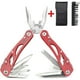 thumbnail image 1 of Herramienta Multiusos, Juego De Cuchillos De Alicates De Herramientas 24 En 1, Herramienta Multiusos Para Acampar Sobrevivir Al Aire Libre Etc(rojo), 1 of 6