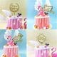 thumbnail image 4 of Paquete de 6 adornos para tartas de feliz cumpleaños, adornos acrílicos dorados para cupcakes, para diversas decoraciones de fiesta de cumpleaños., 4 of 7