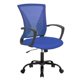 thumbnail image 1 of Silla de oficina BestOffice ergonómica de malla azul ajustable, 1 of 7
