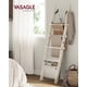 thumbnail image 2 of Escalera de madera Shelf VASAGLE de 5 niveles, 54 x 165 cm, color blanco crema, 2 of 7